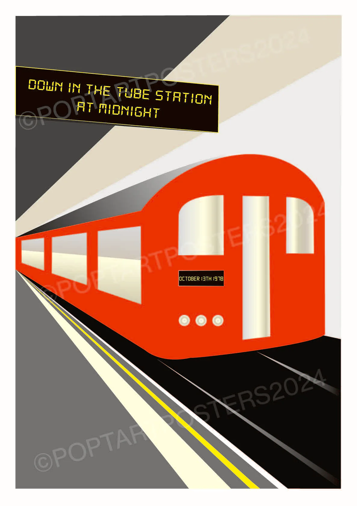 Down In The Tube Station Poster - Image 7