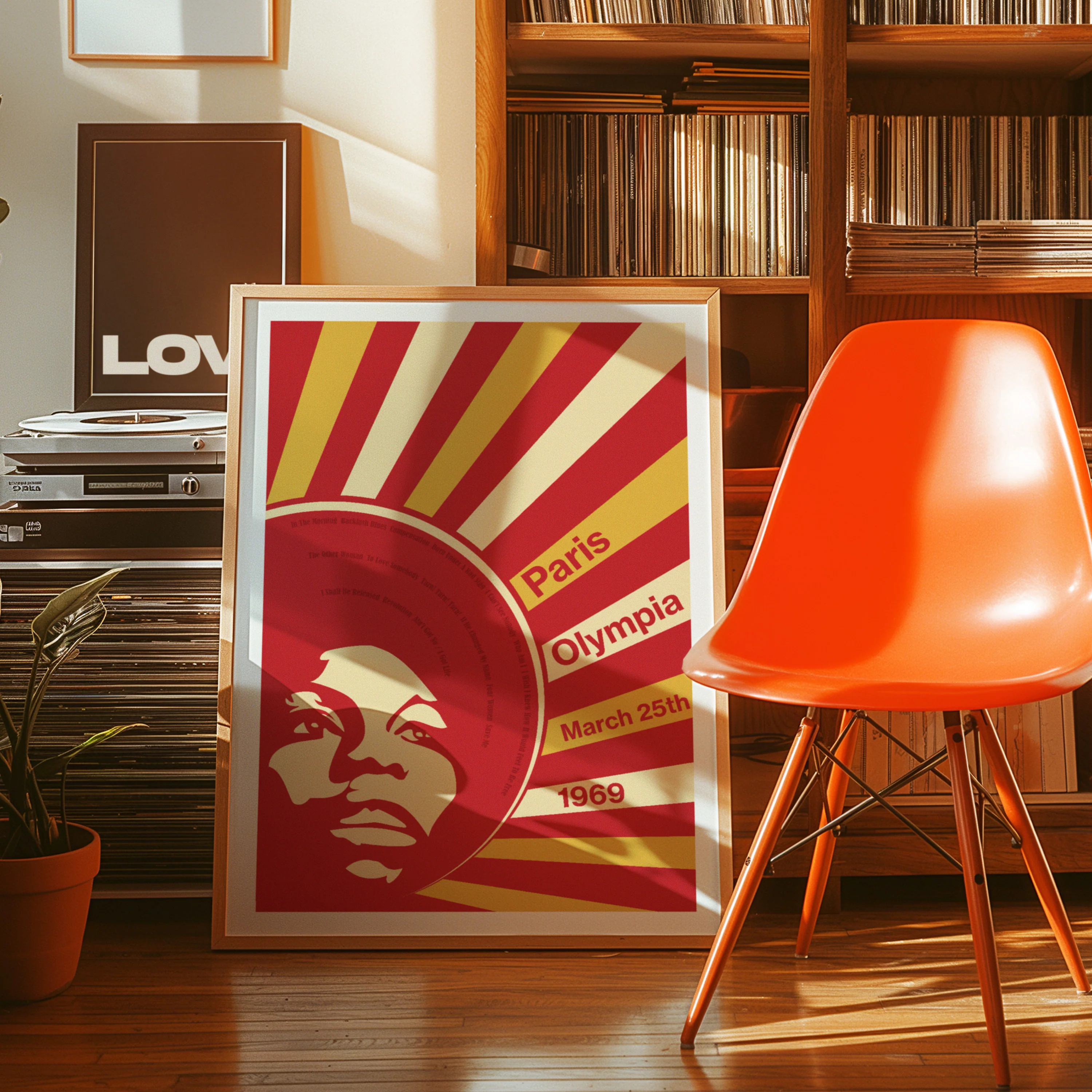 Nina Simone Concert Poster. - Image 5