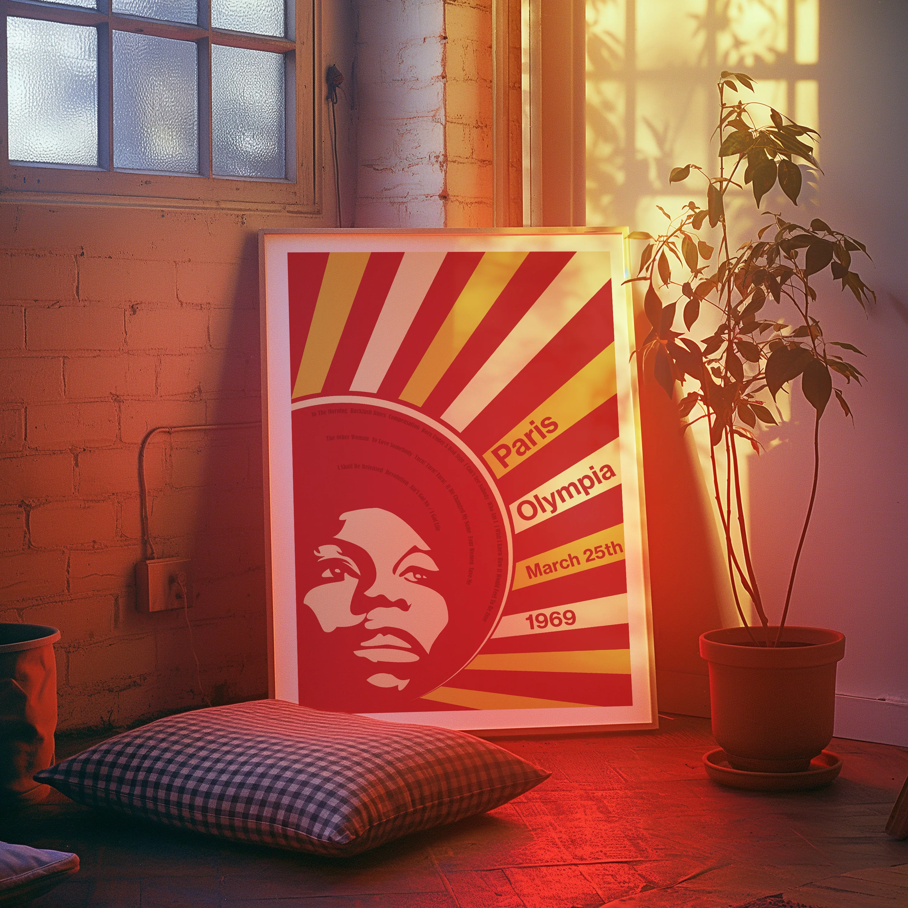 Nina Simone Concert Poster. - Image 8